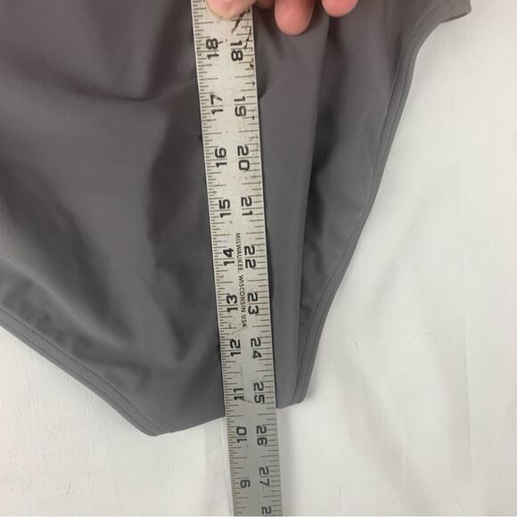 Prana women's small 34D gray new Aelyn One-Piece Swimsuit underwire athletic - Picture 12 of 13